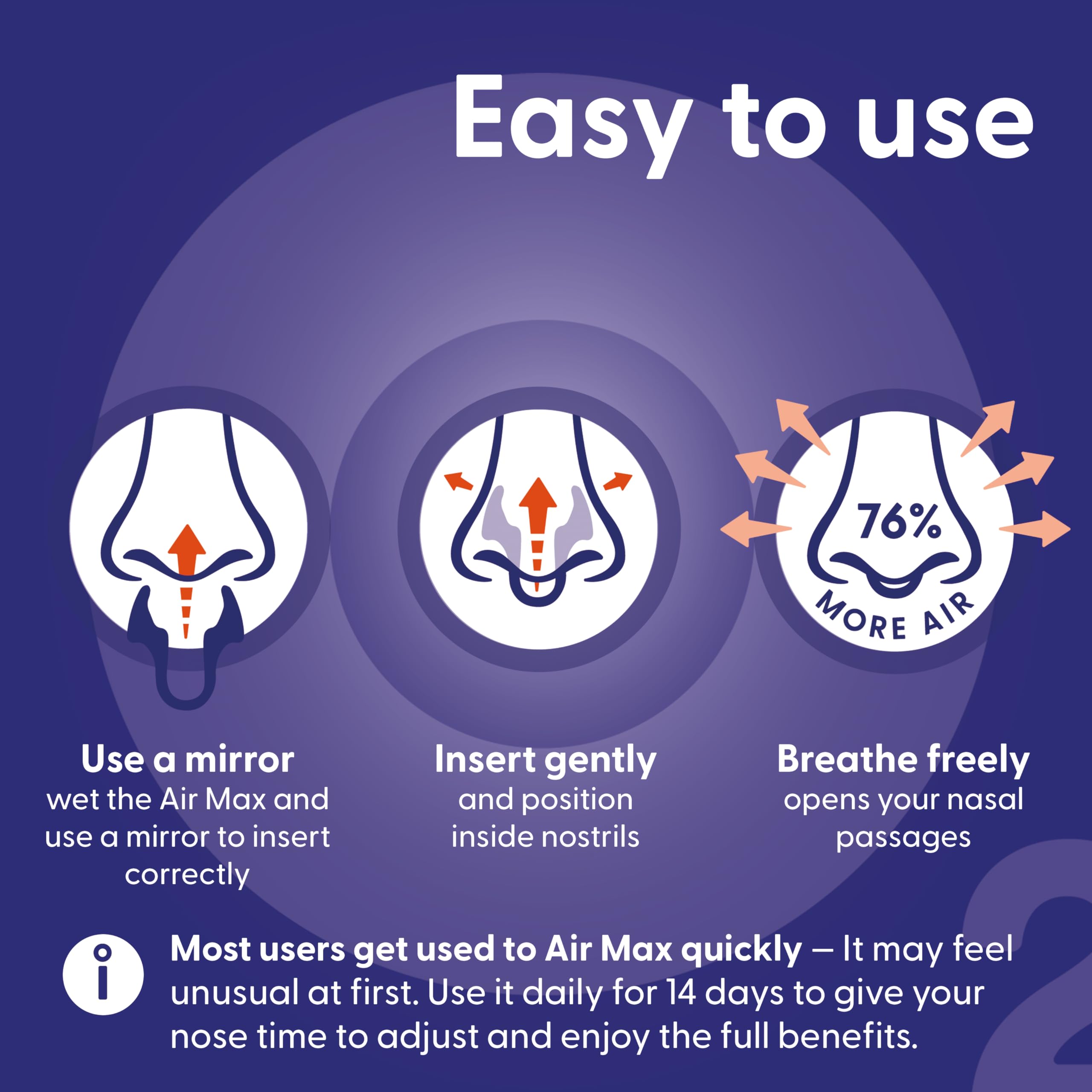 ISO 13485 certified Air Max nasal dilators