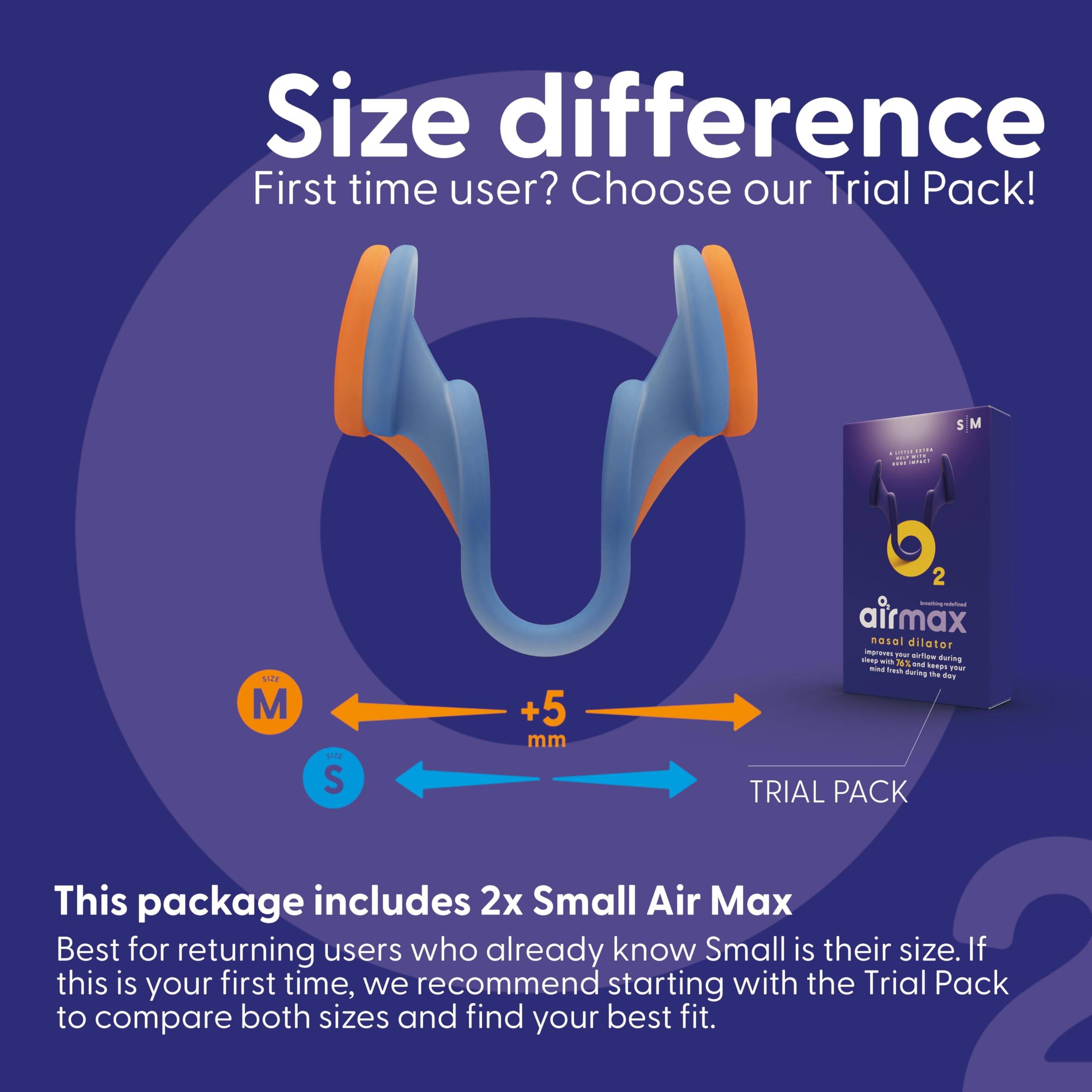 Air Max Nasal Dilators storage box included image