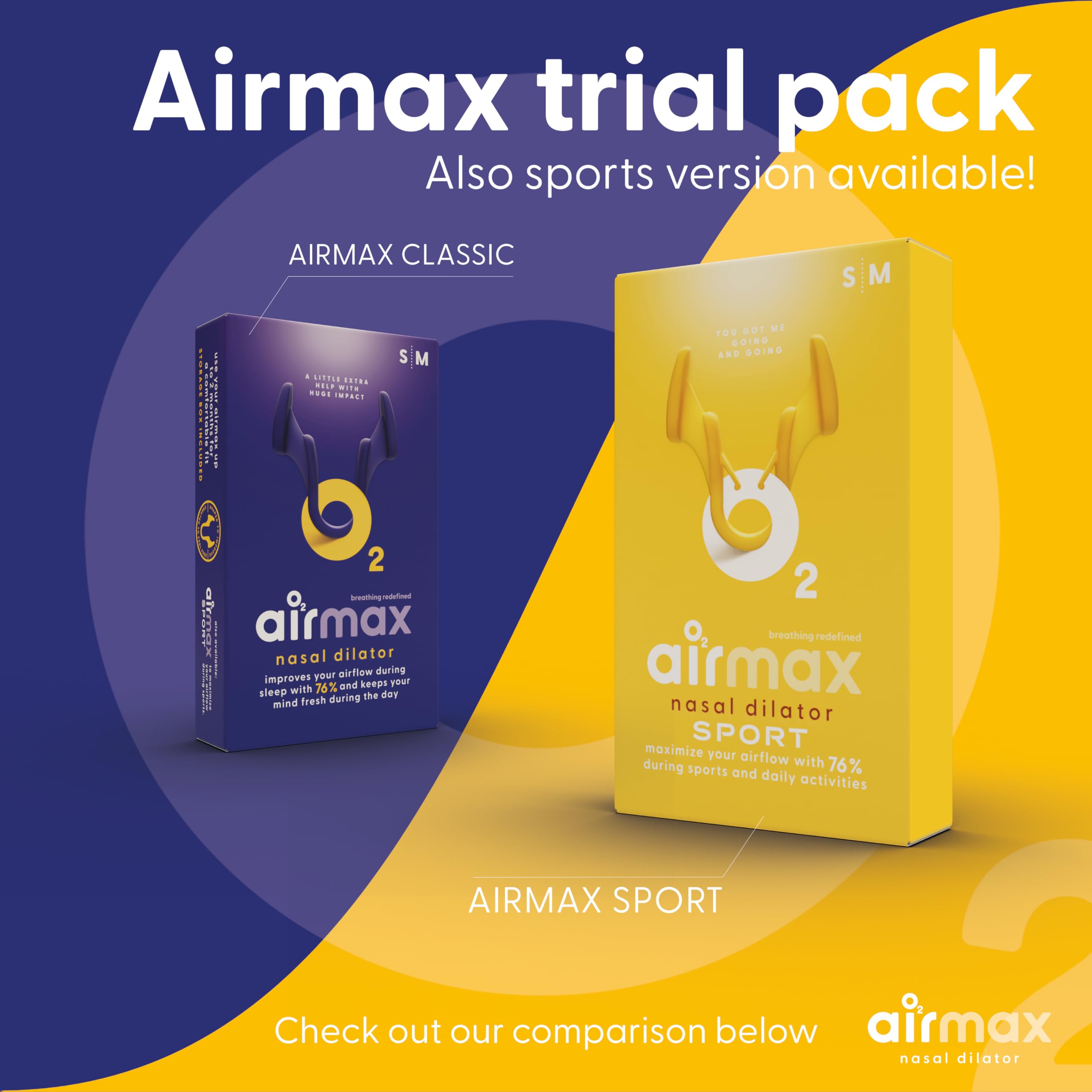 Air Max Nasal Dilators small and medium pack image