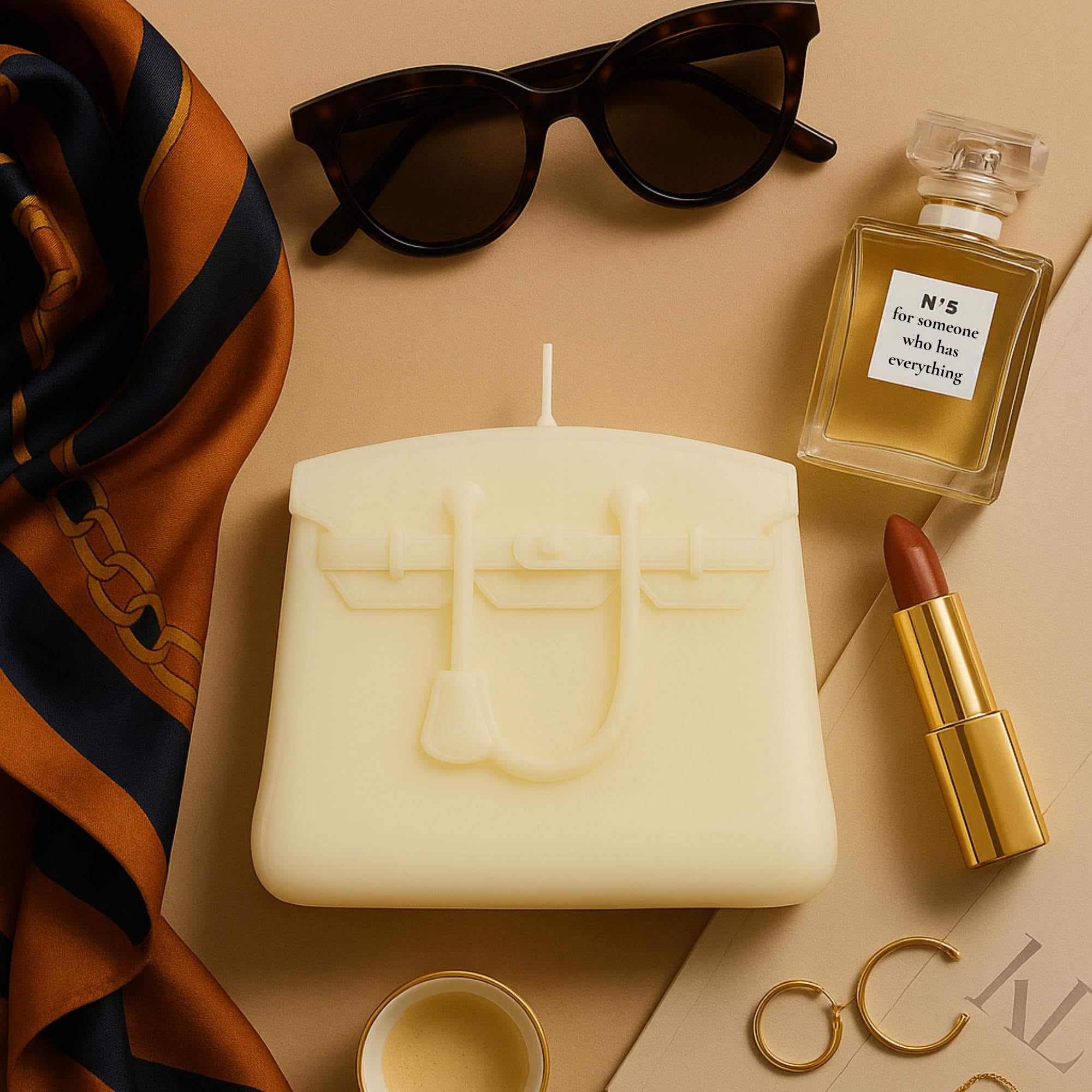 Air Wax handbag candle close up