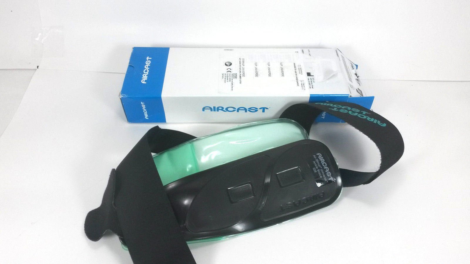 Semi-rigid shell Aircast ankle brace for acute injuries and post-operative use