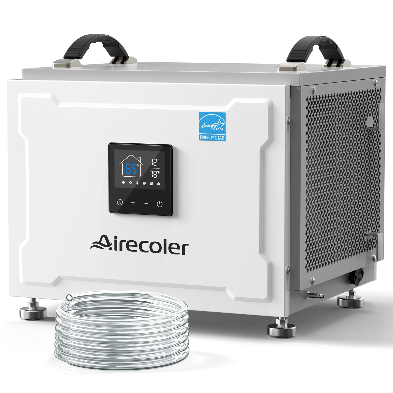 Airecoler 70 Pints Commercial Dehumidifier compact size 15.5 by 13.2 by 12.3 inches