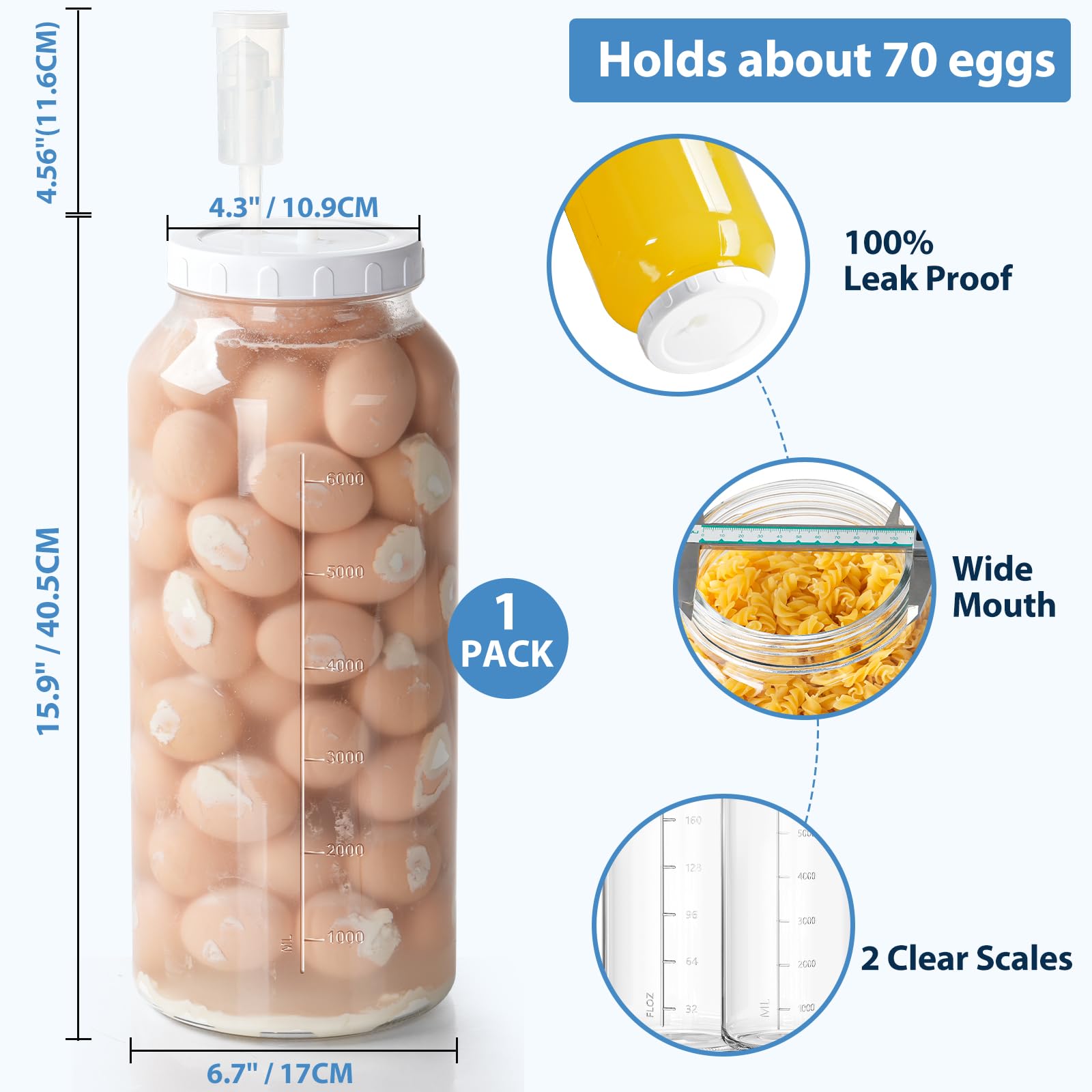 Two reusable airlocks for fermentation jars to prevent oxygen exposure