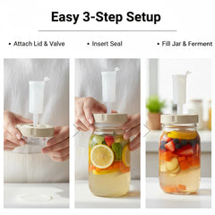 airlocks for mason jar fermentation kit