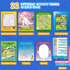 Dry erase markers included with travel activity pad