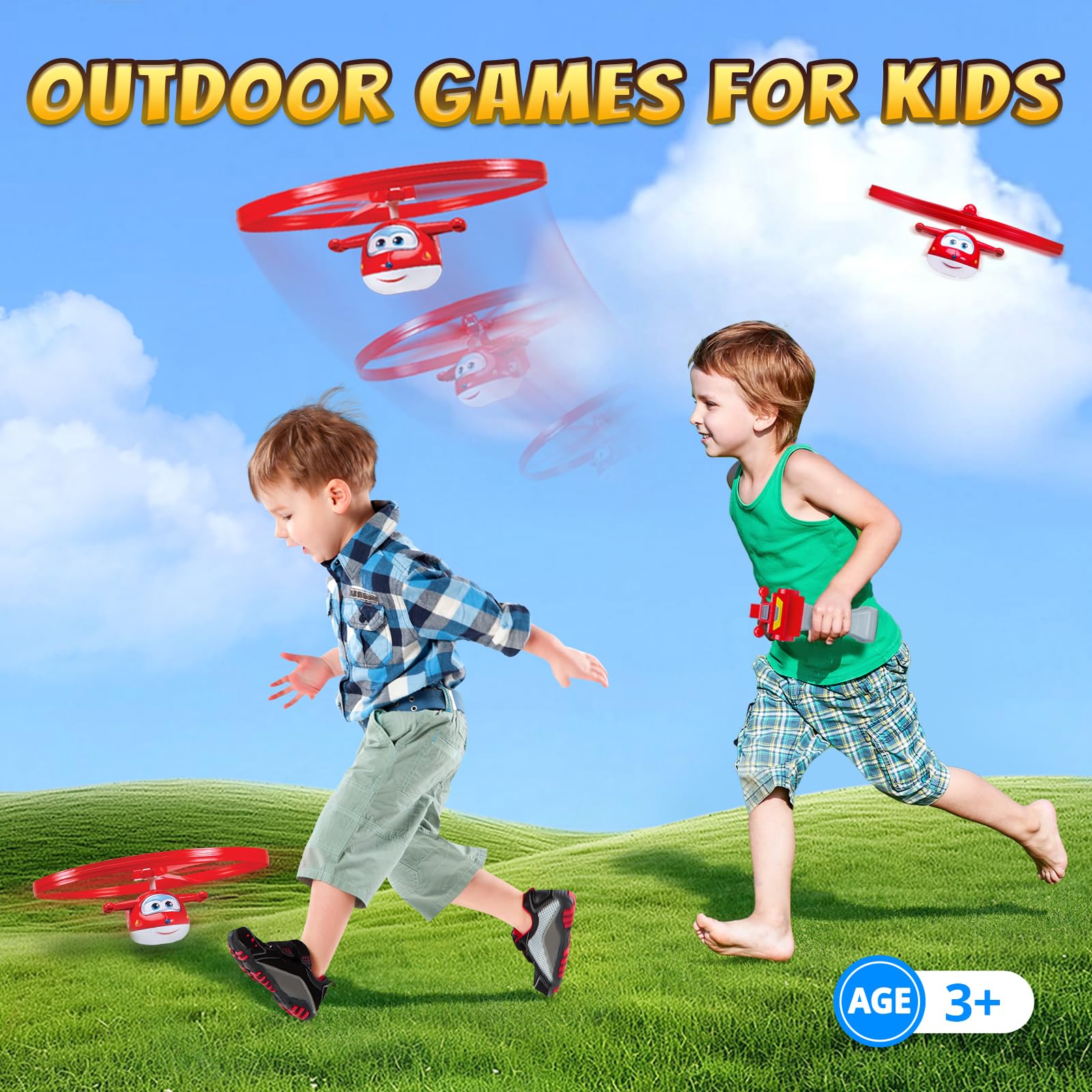 Airplane toy figure launcher by Super Wings