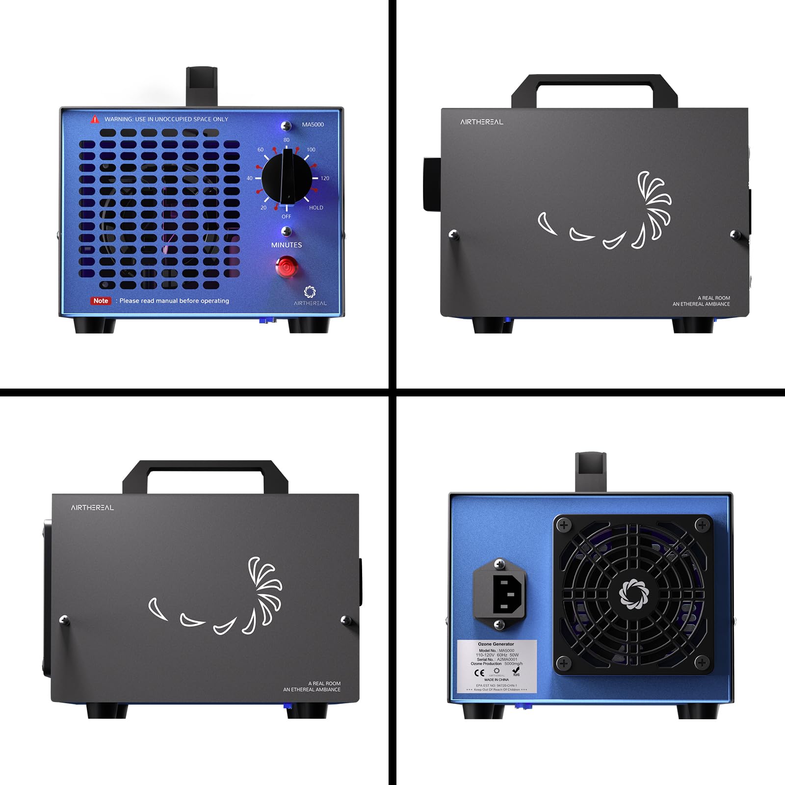 Airthereal MA5000 brand and model recognition