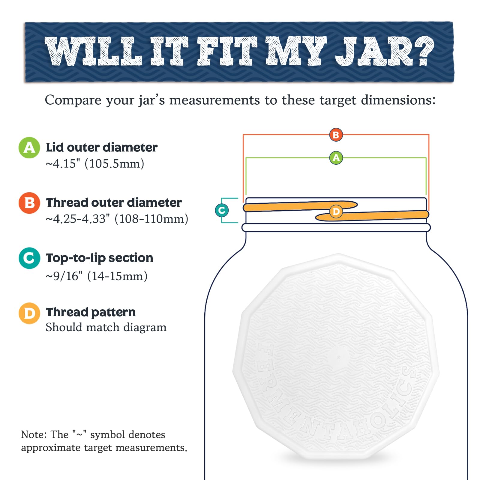 Airtight leakproof jar lid for storage