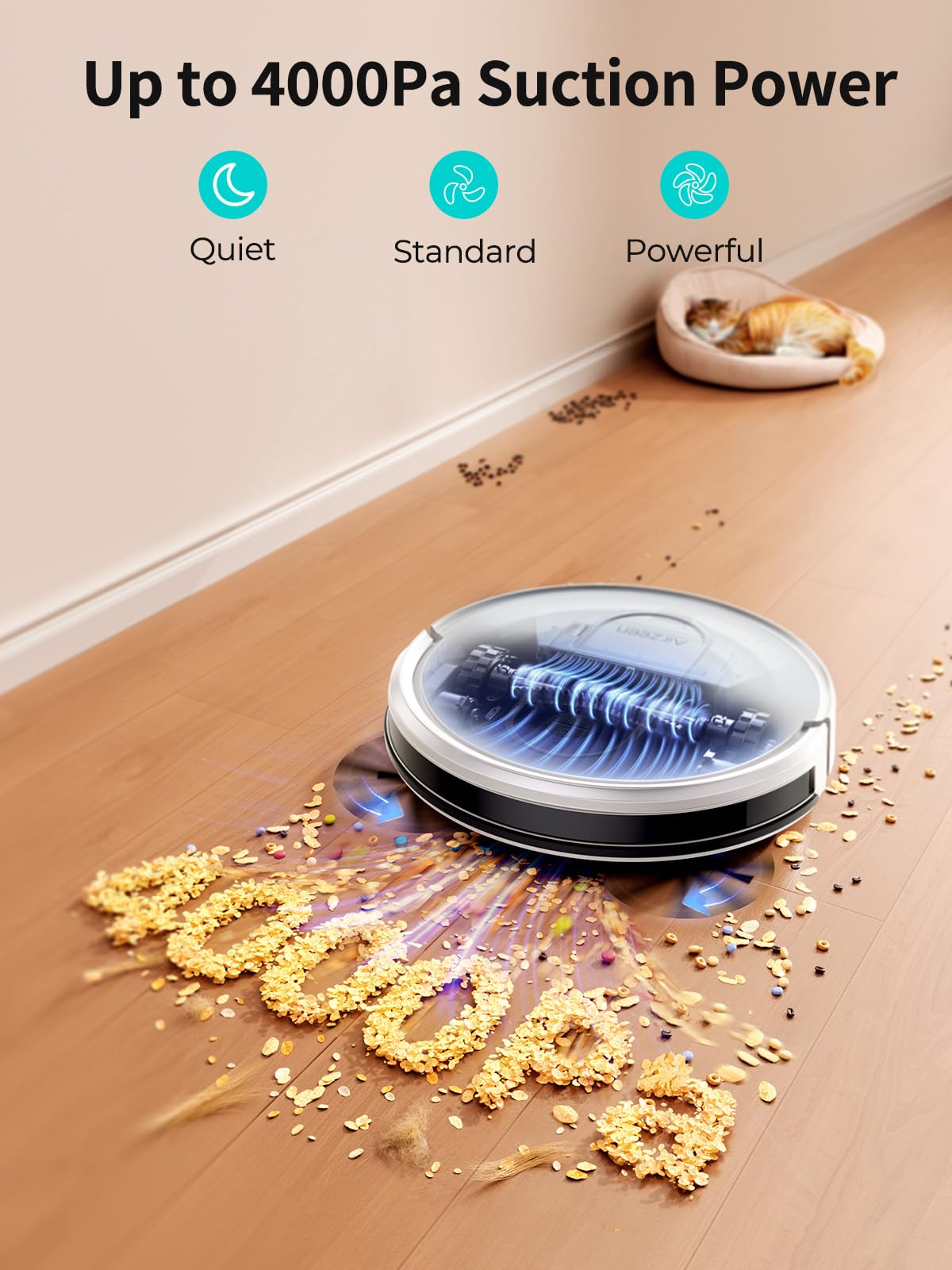 Airzeen vacuum app control interface