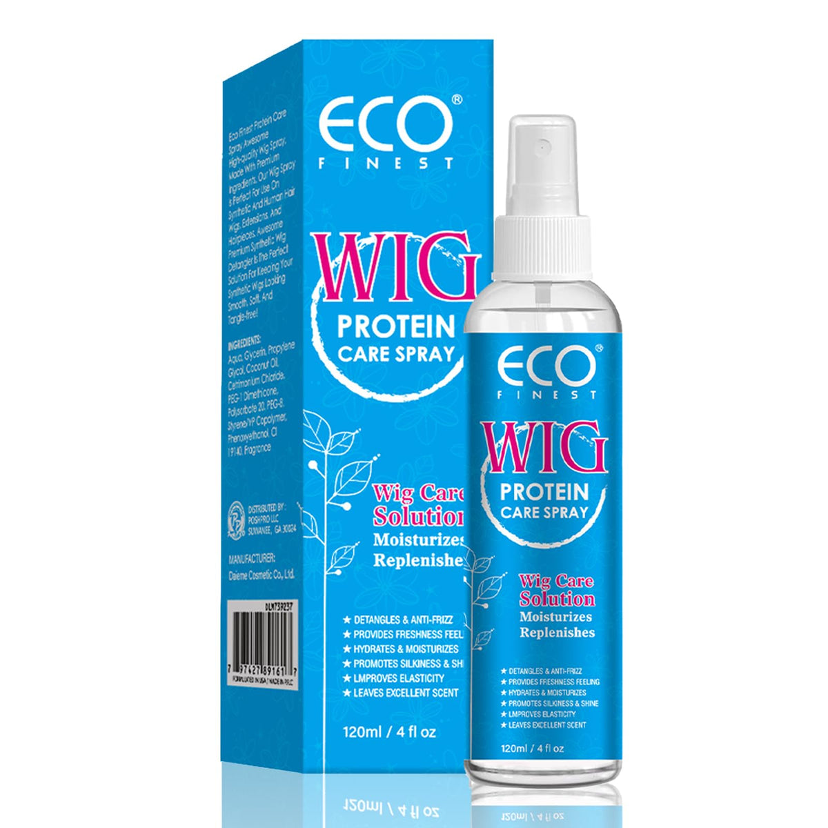 AKBAN Wig Hair Care Spray bottle for synthetic and natural wigs