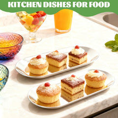 Ten-pack extra small trays for appetizers and sushi
