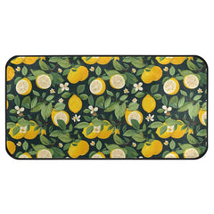 ALAZA kitchen mats vintage lemon on black design product image