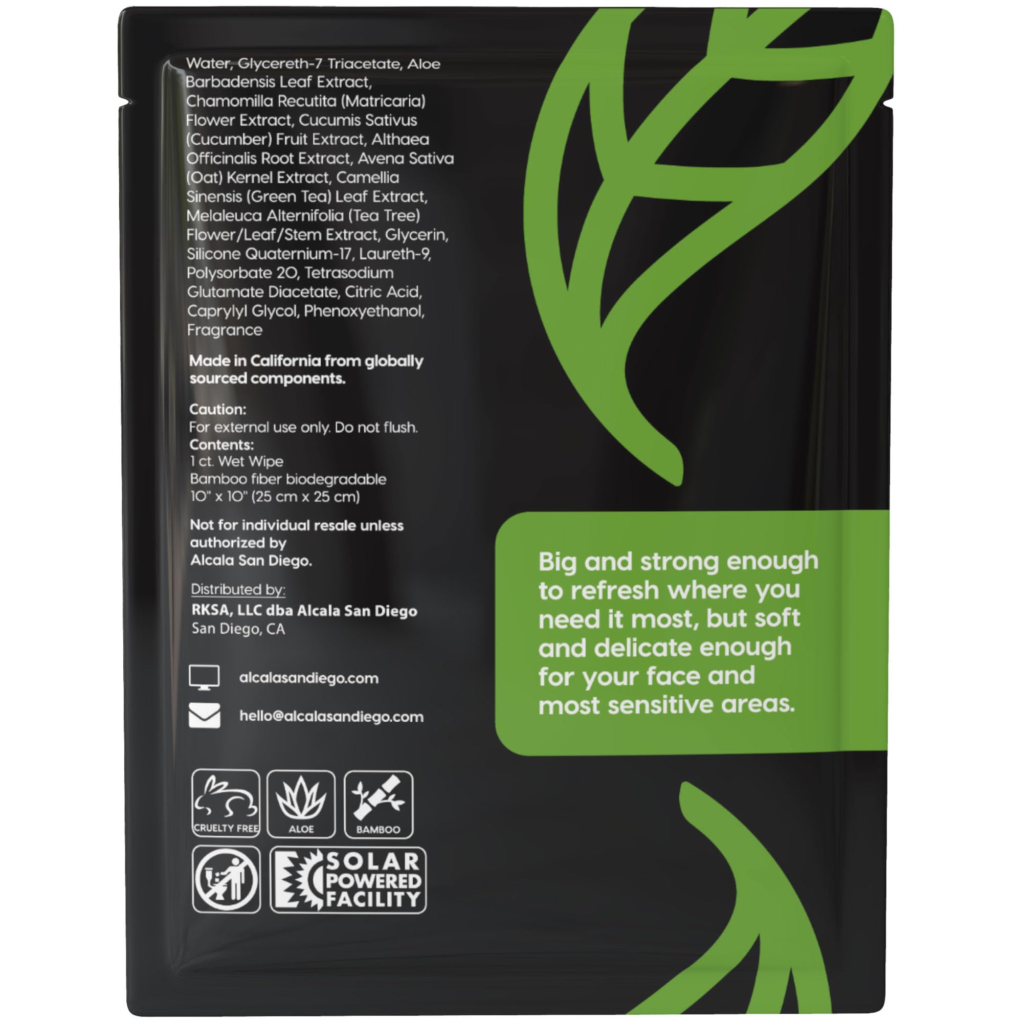 Alcala wipes for gym travel and care in use