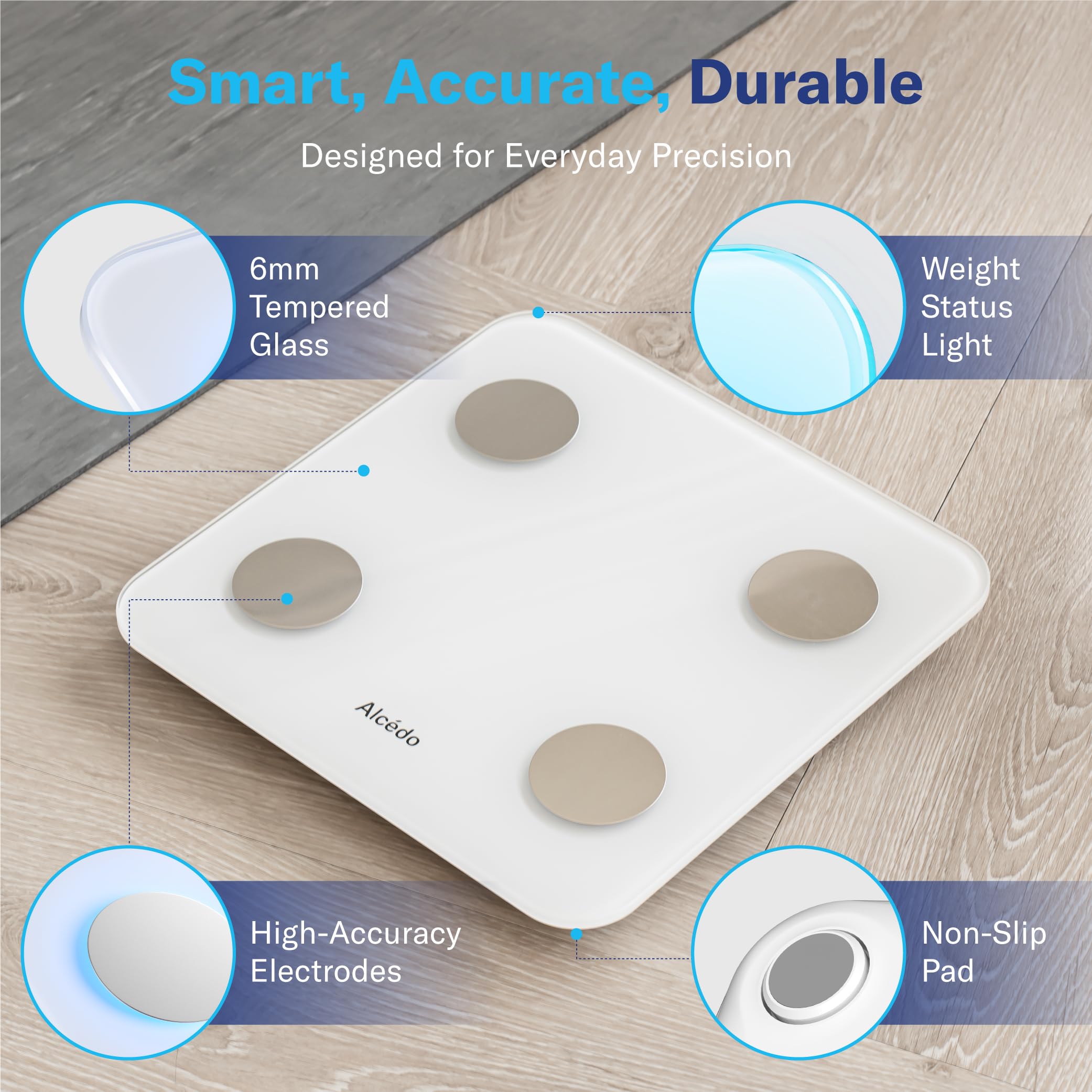 Alcedo scale capacity up to 400 lb label
