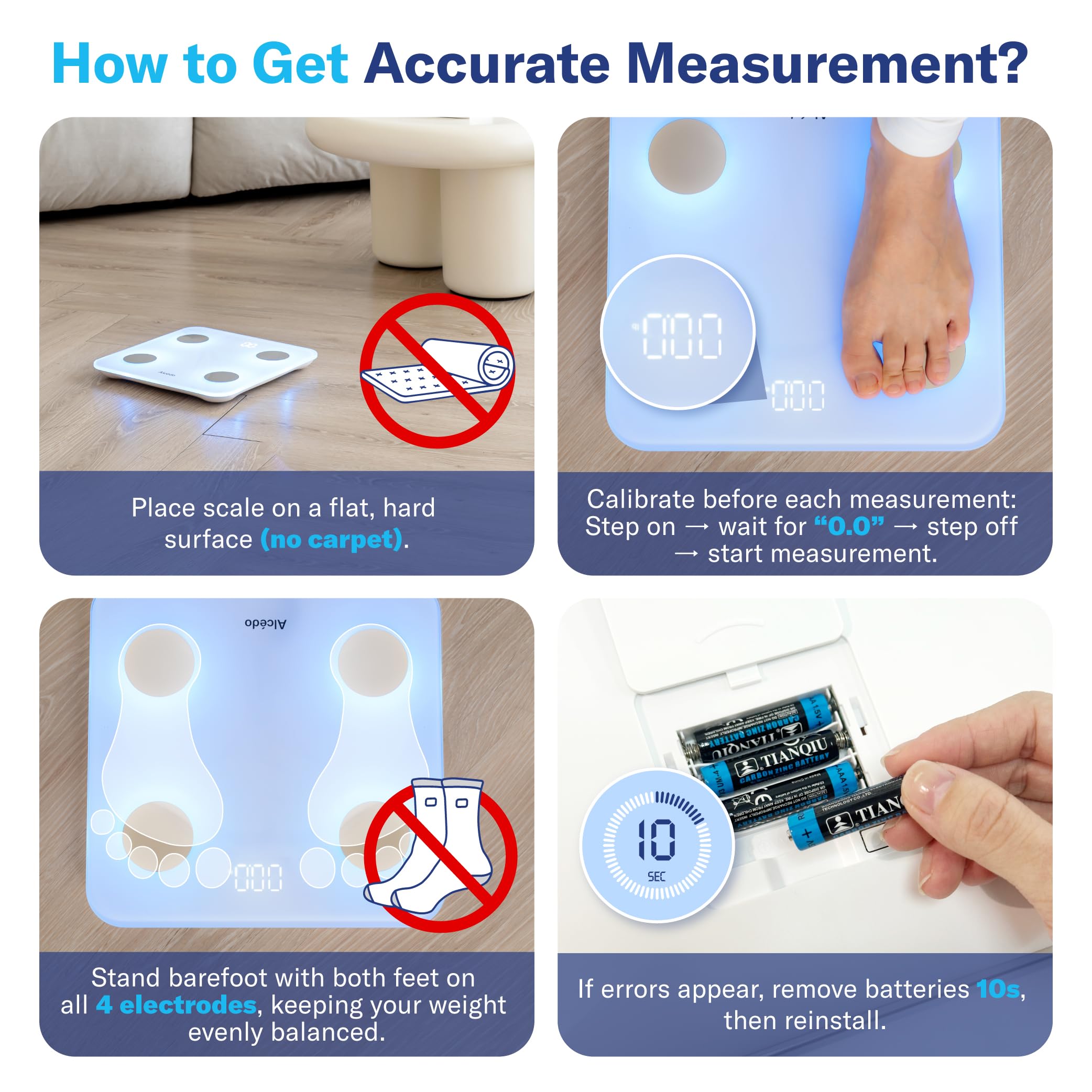 Alcedo scale app real time data sync