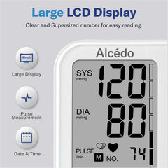 Two user mode with 120 readings per user on Alcedo BP Monitor