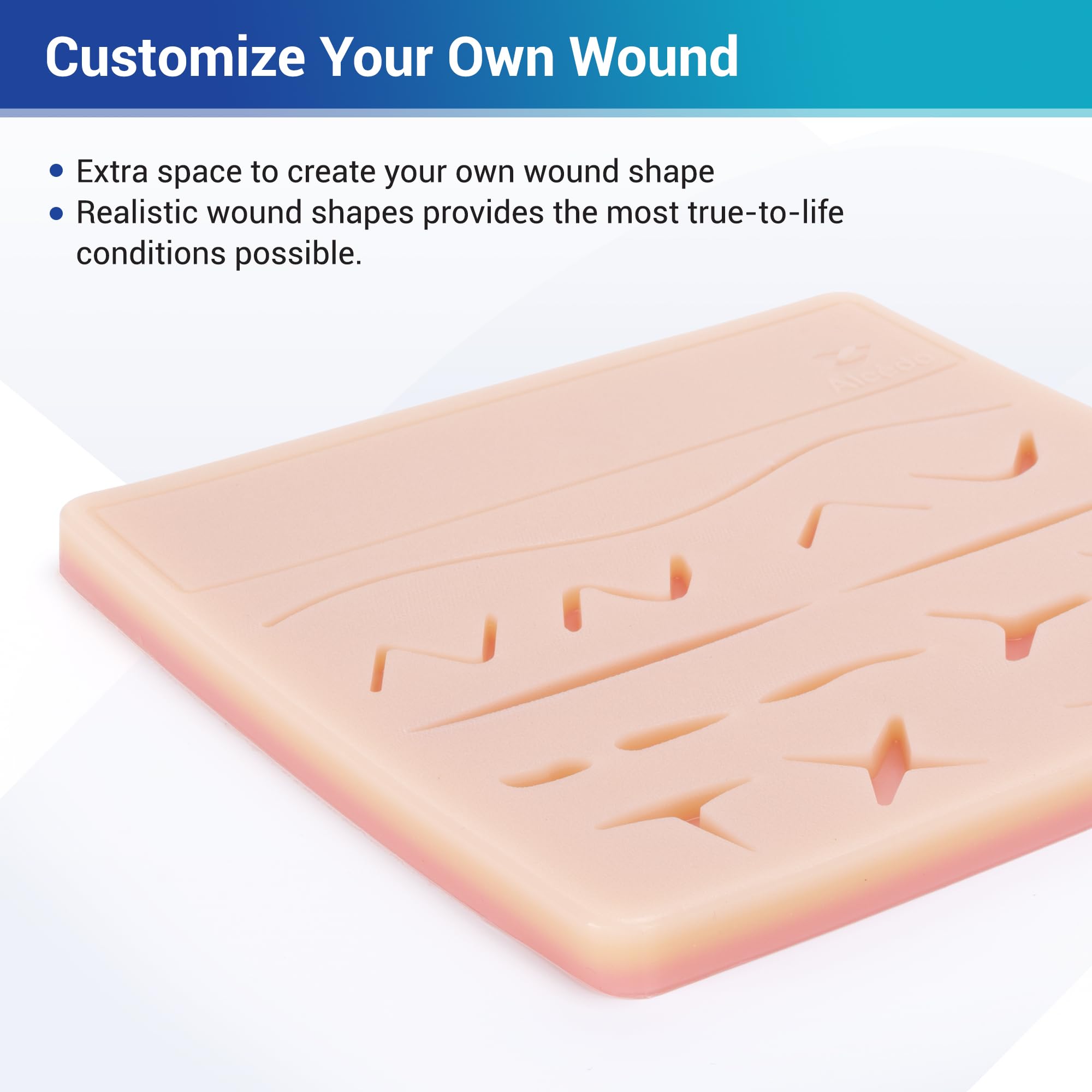Alcedo Suture Practice Kit four types non-absorbent suture 20-pack