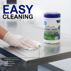 MED PRIDE large alcohol wipes for germ elimination