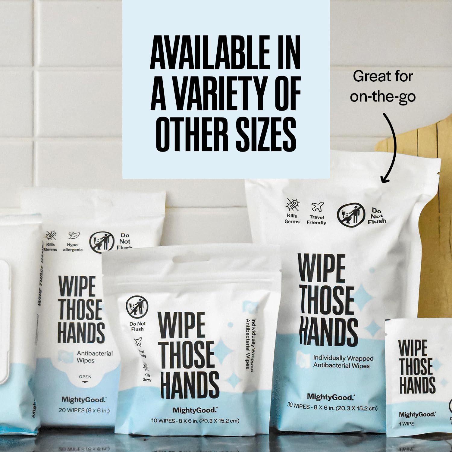 Fragrance-free sanitizing wipes for daily use
