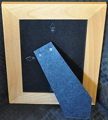 Hunting decor frame with engraving and display clips