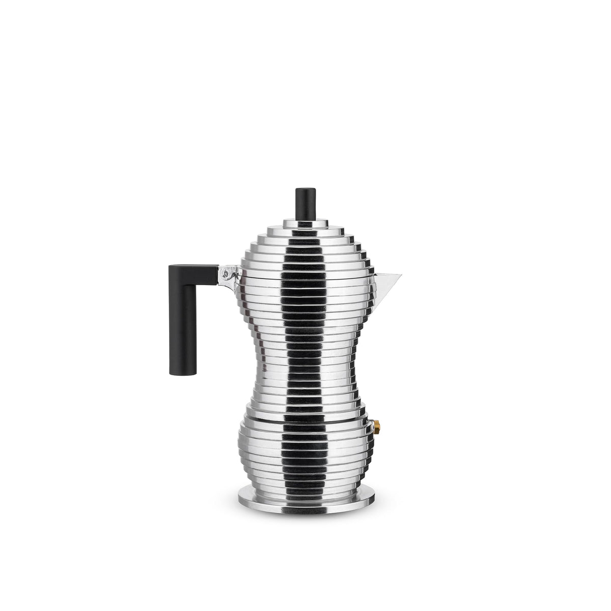 Alessi MDL02-3-B Pulcina stove top espresso maker 3 cup