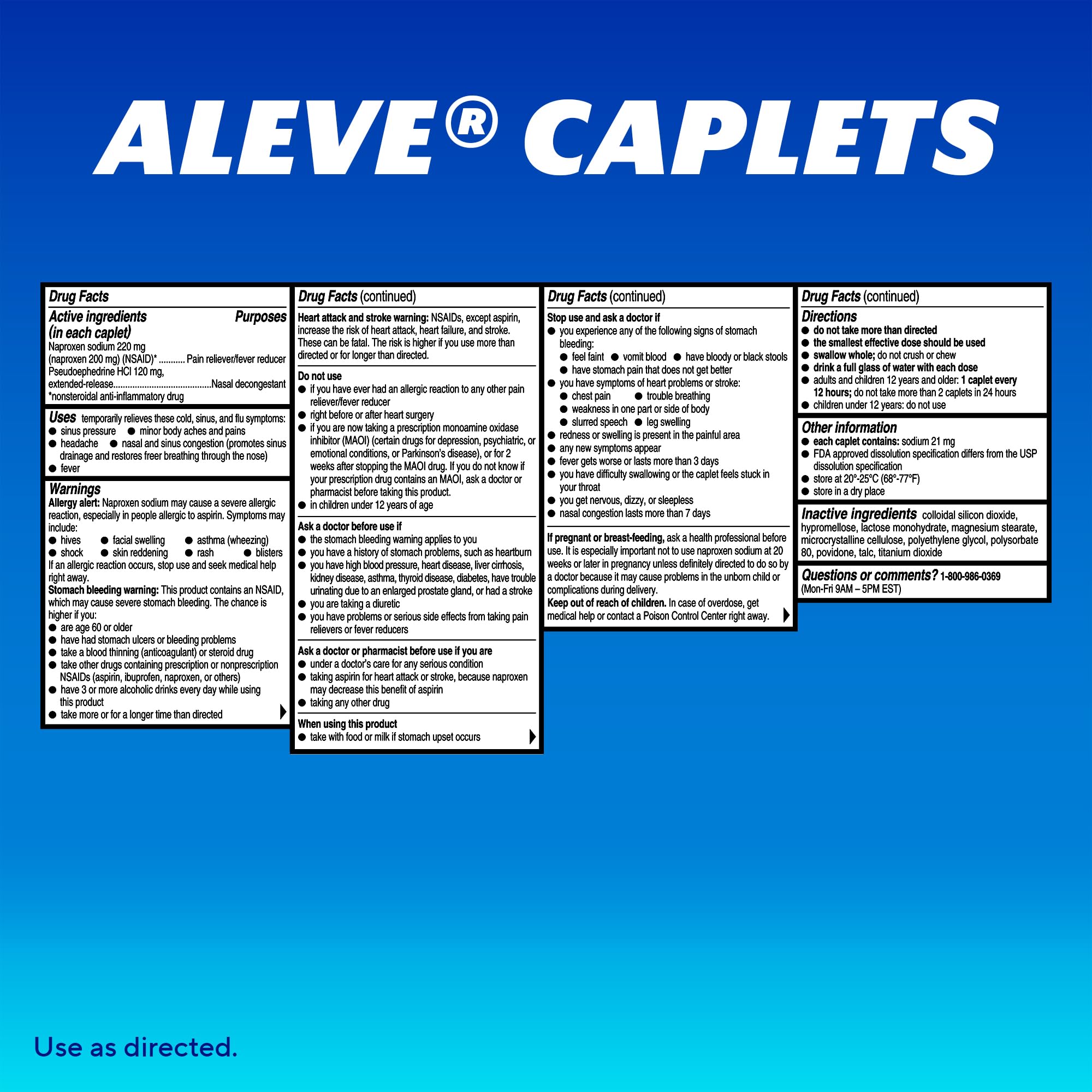 Fever reducer for adults and children 12 and up