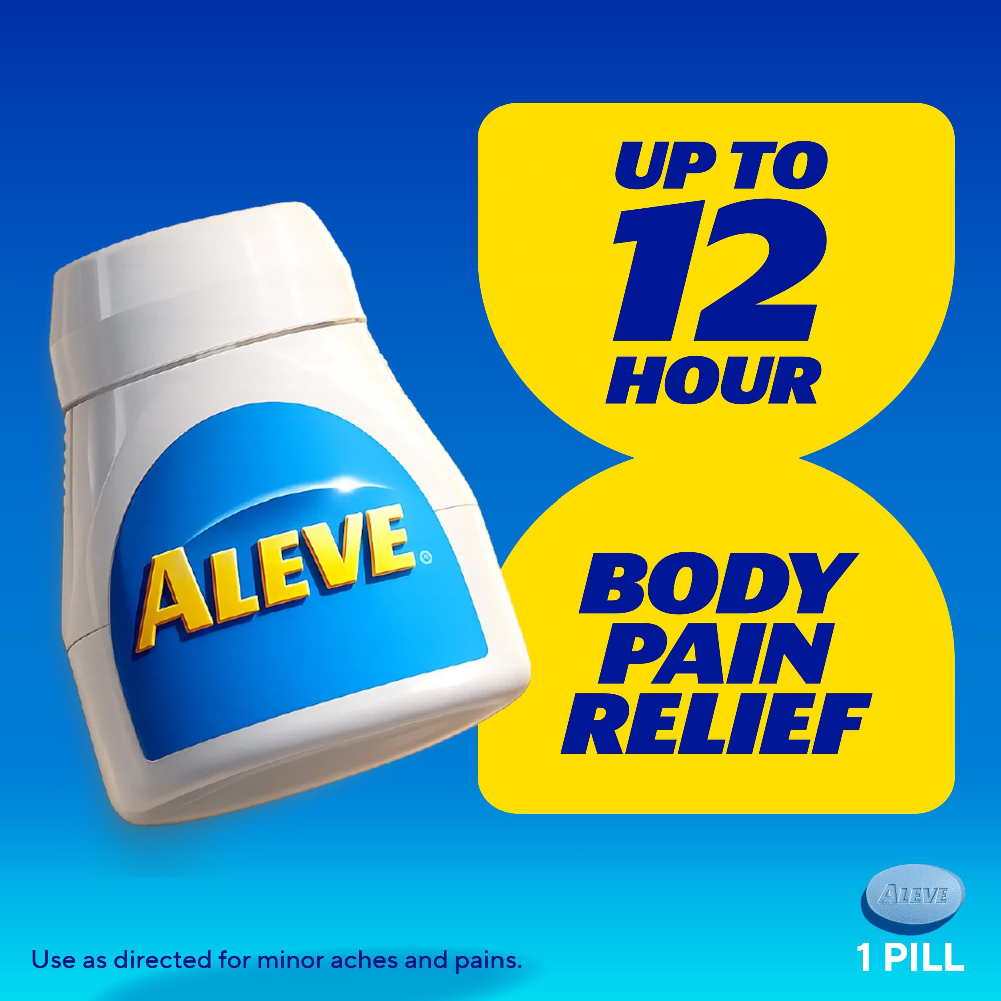 Aleve menstrual cramps relief with naproxen caplets