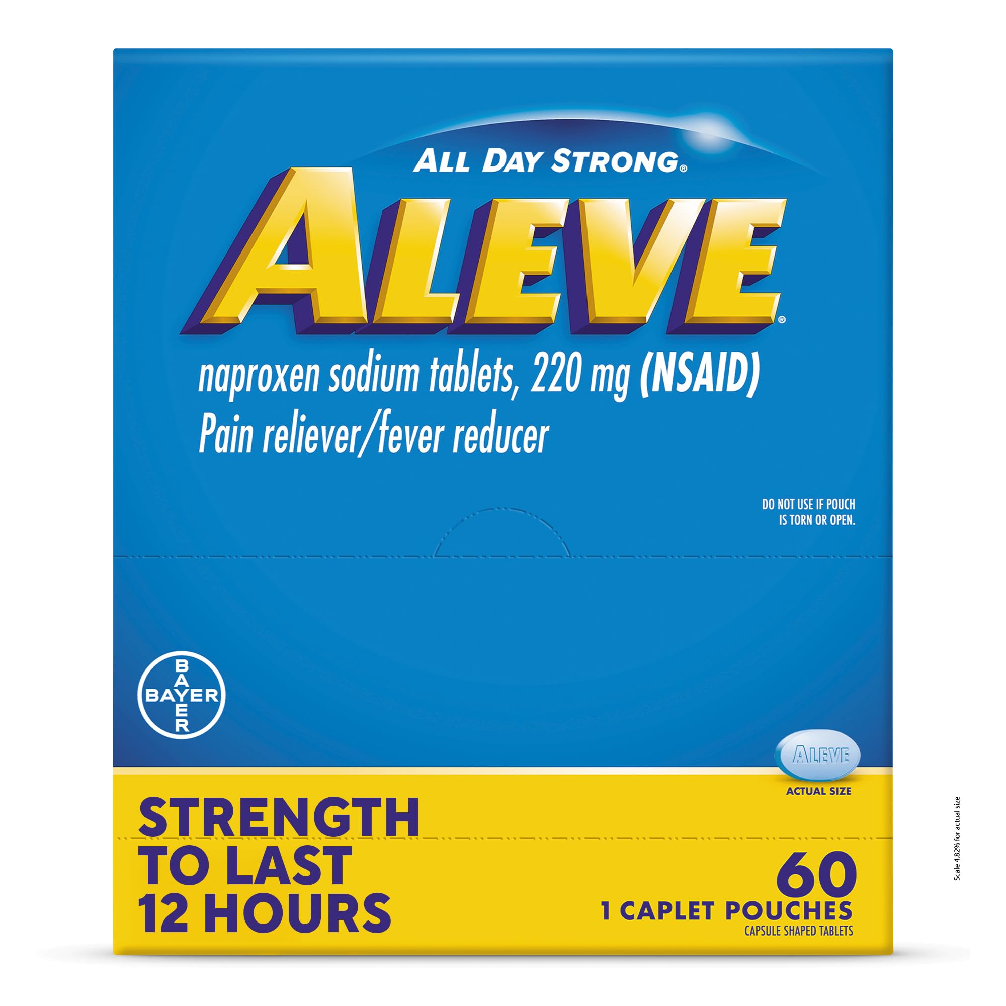 Aleve Naproxen Sodium Caplets packaging