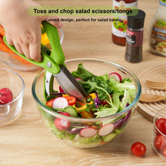 Ergonomic ALEXPHY salad scissors for lettuce chopping
