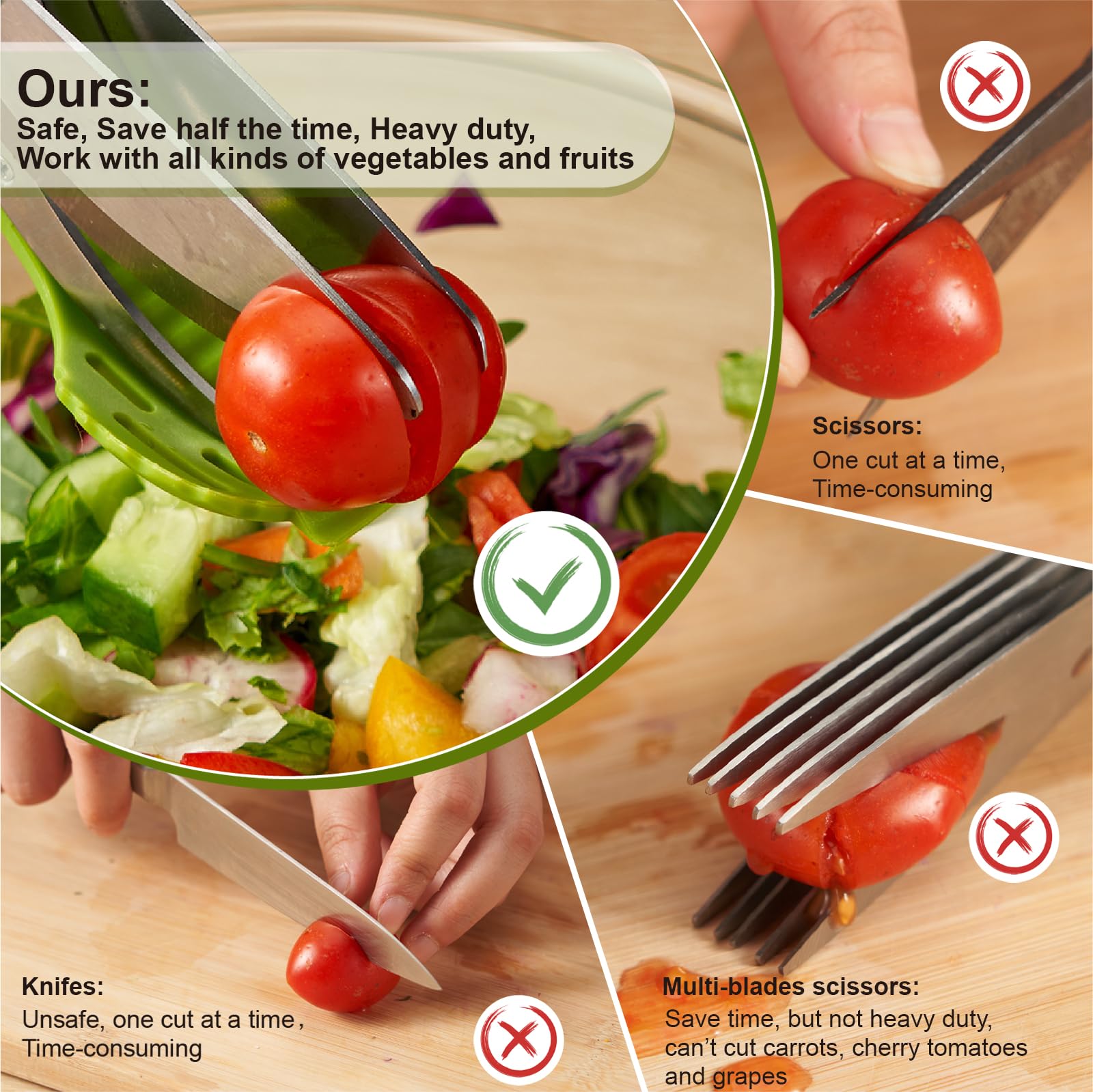 Stainless steel blades with micro-serrated edge