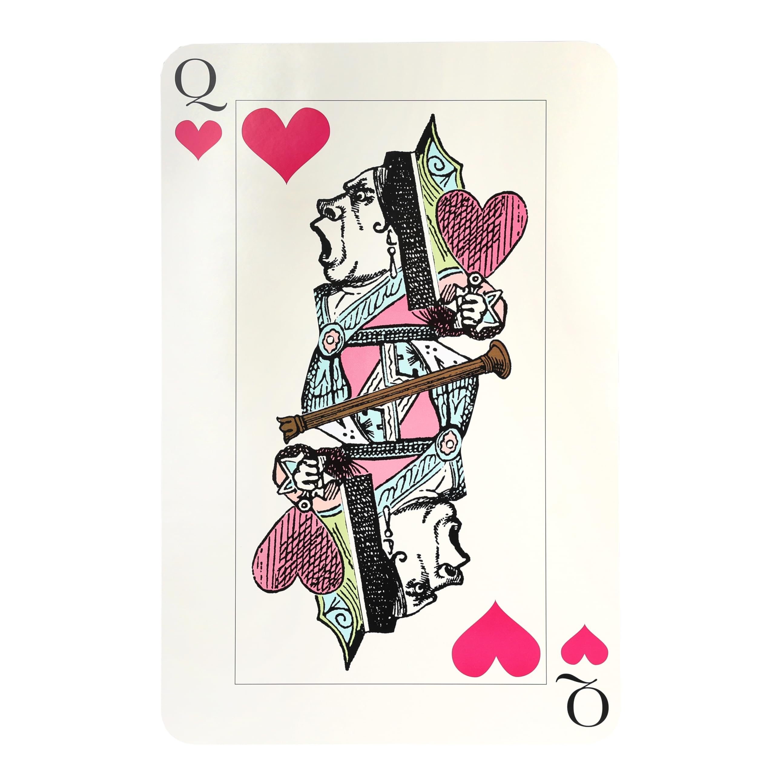 Storefront display alice wonderland decor cards