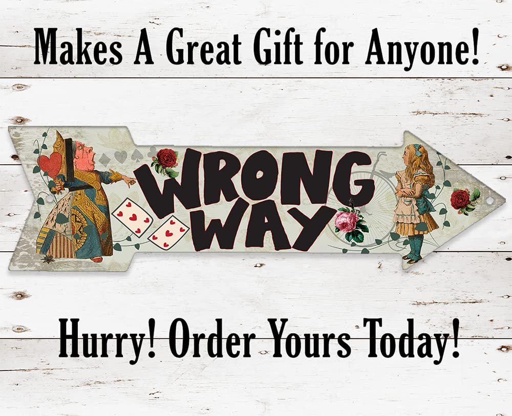 Durable 17x5 metal sign for home decor