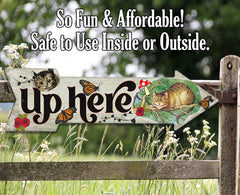 Alice in Wonderland signs wall decor close up