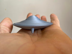 Alien spaceship model for shelves