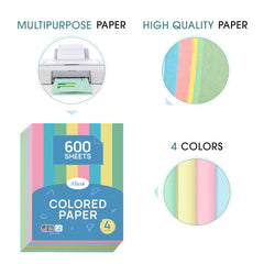 Alitte colored paper blue 8.5 x 11 sheets