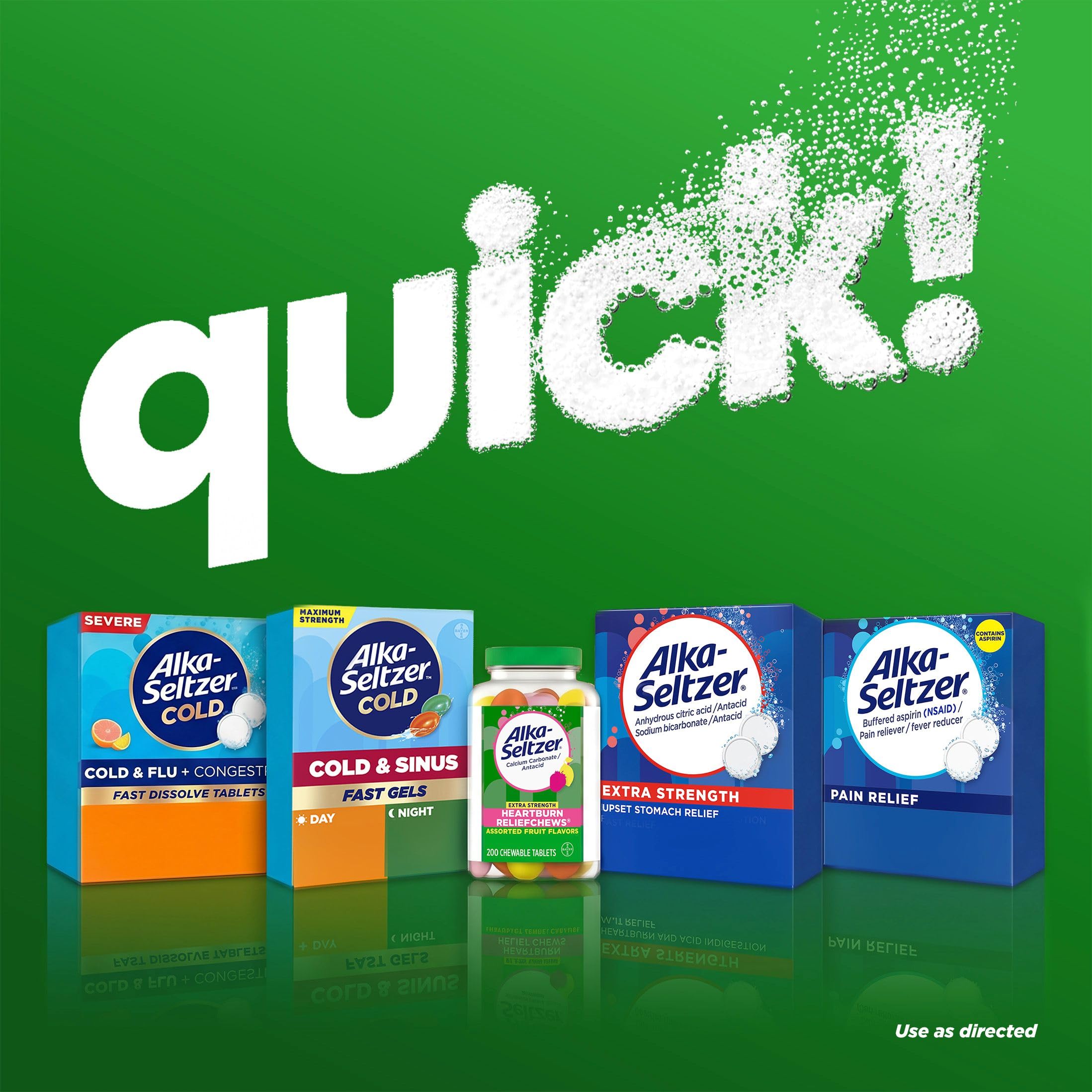 Alka-Seltzer Cold congestion relief tablets product image