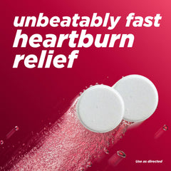 Effervescent tablets 36ct box for heartburn relief