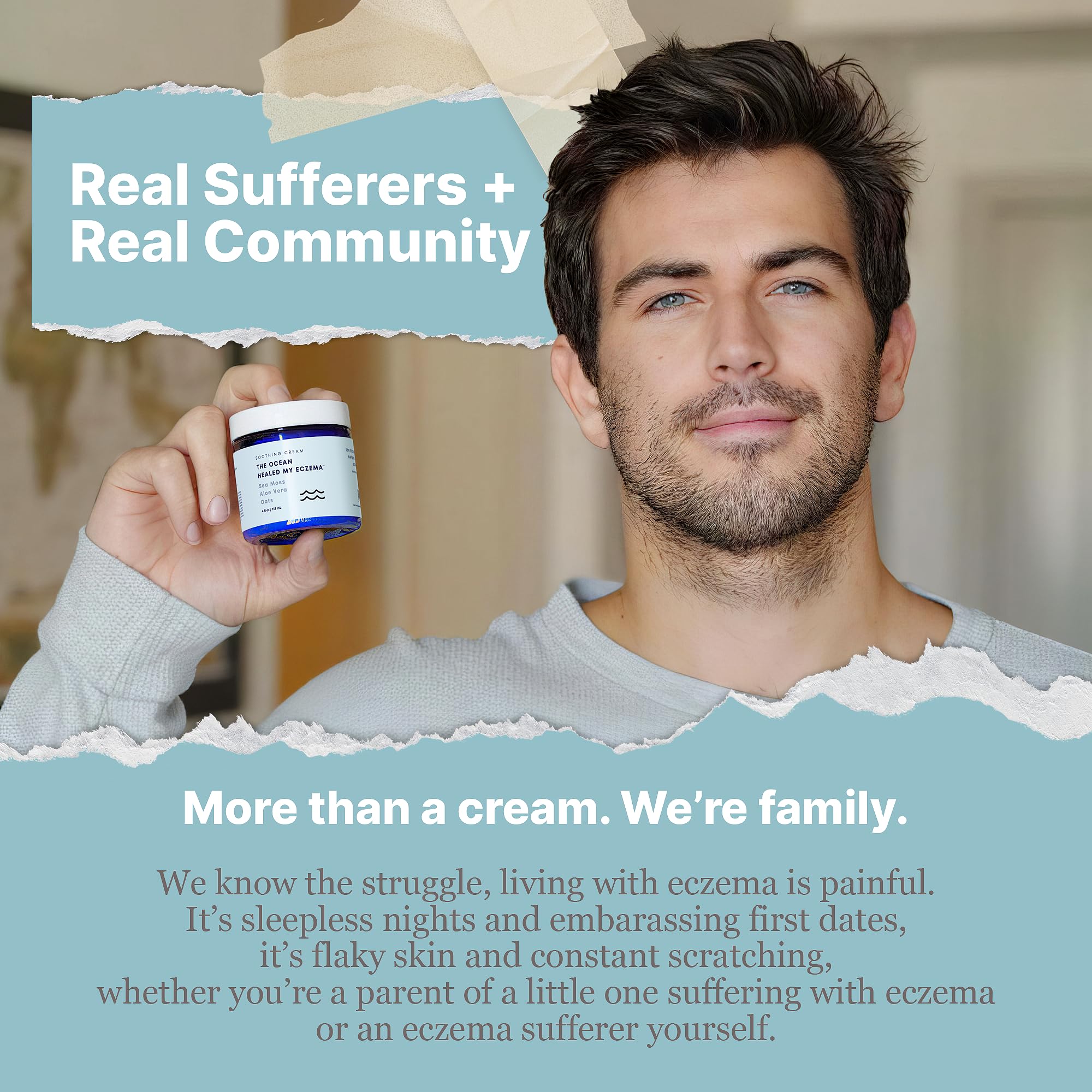 All skin types eczema cream for face to feet