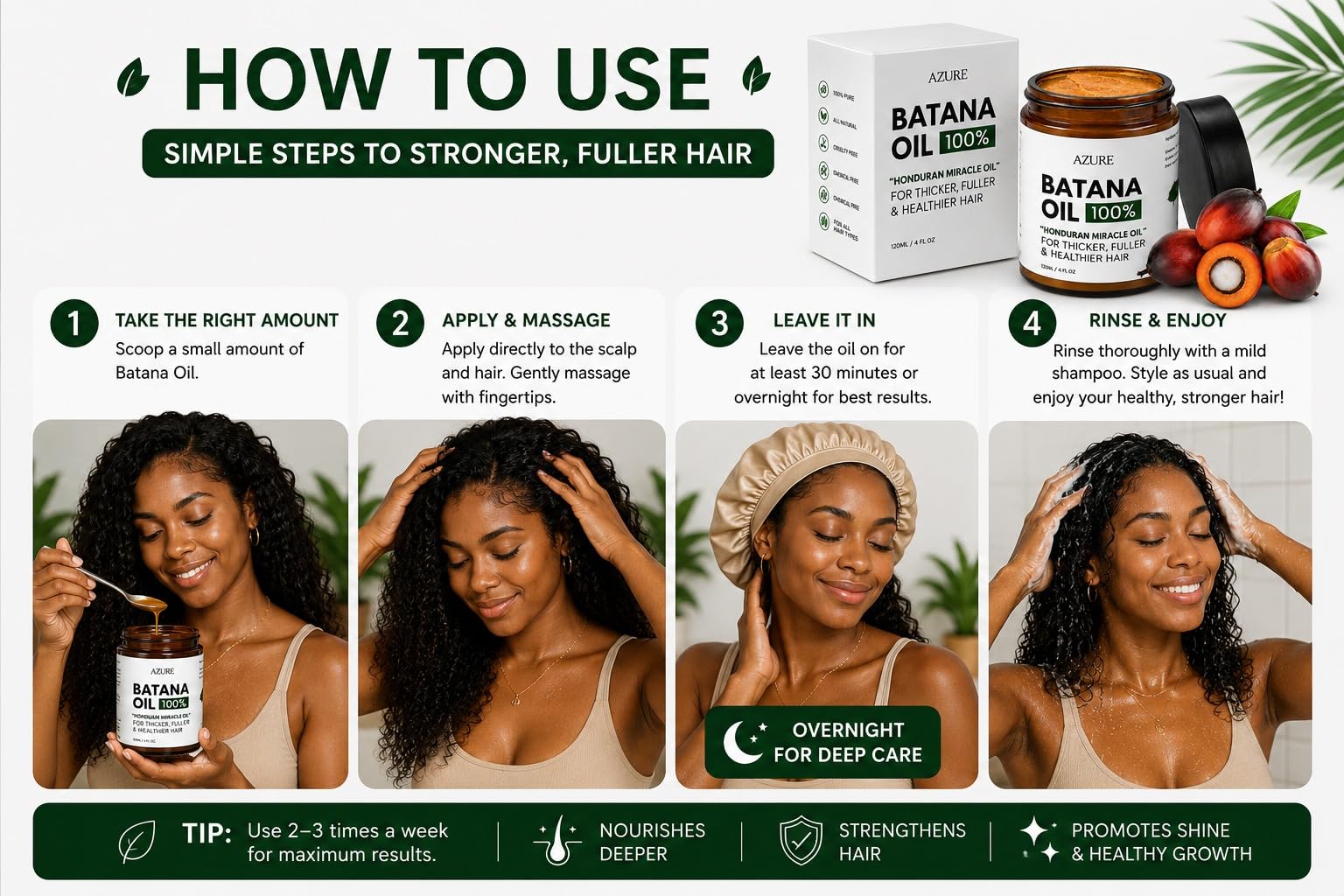 Vitamin E Omega 3-6-9 and Vitamin A enriched Batana oil paste