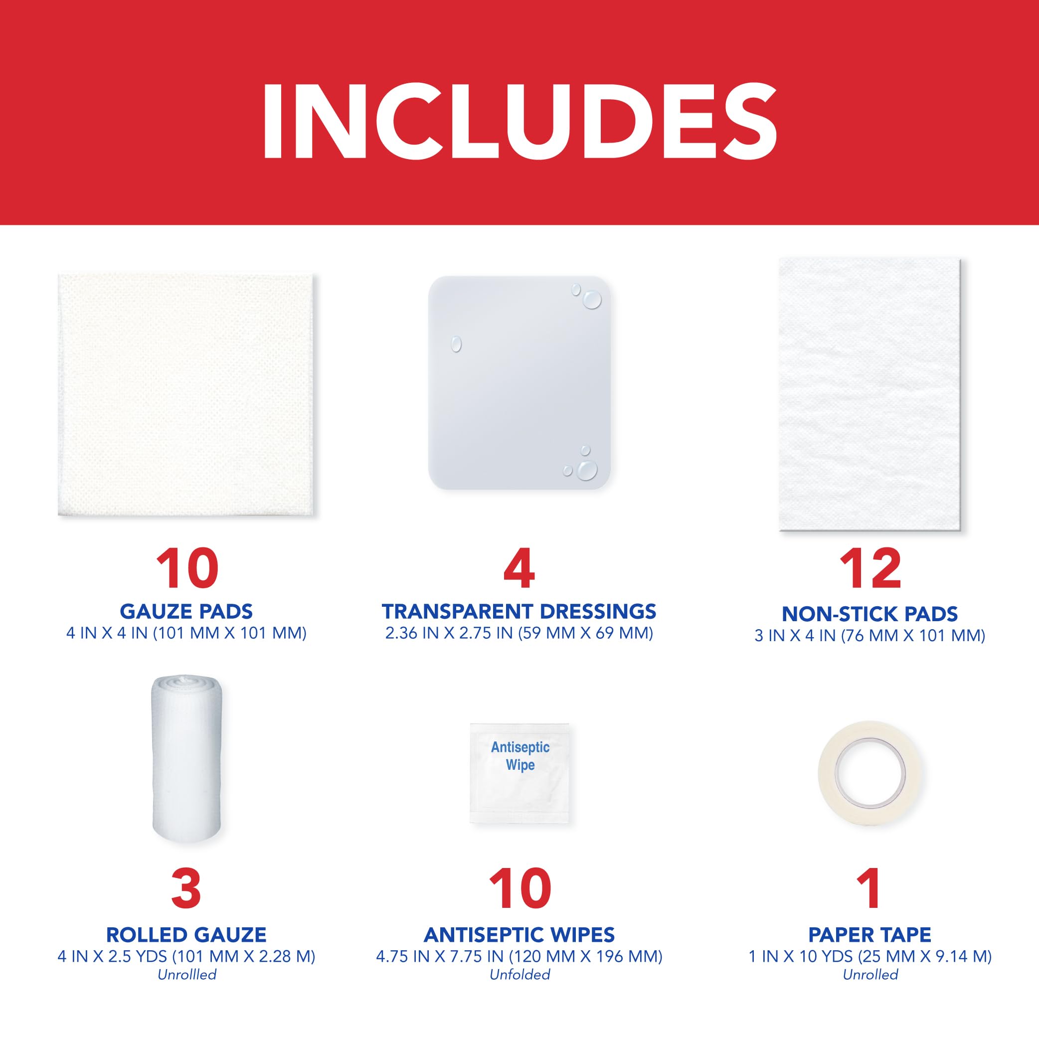 Gauze pads 4x4 in All Health kit image