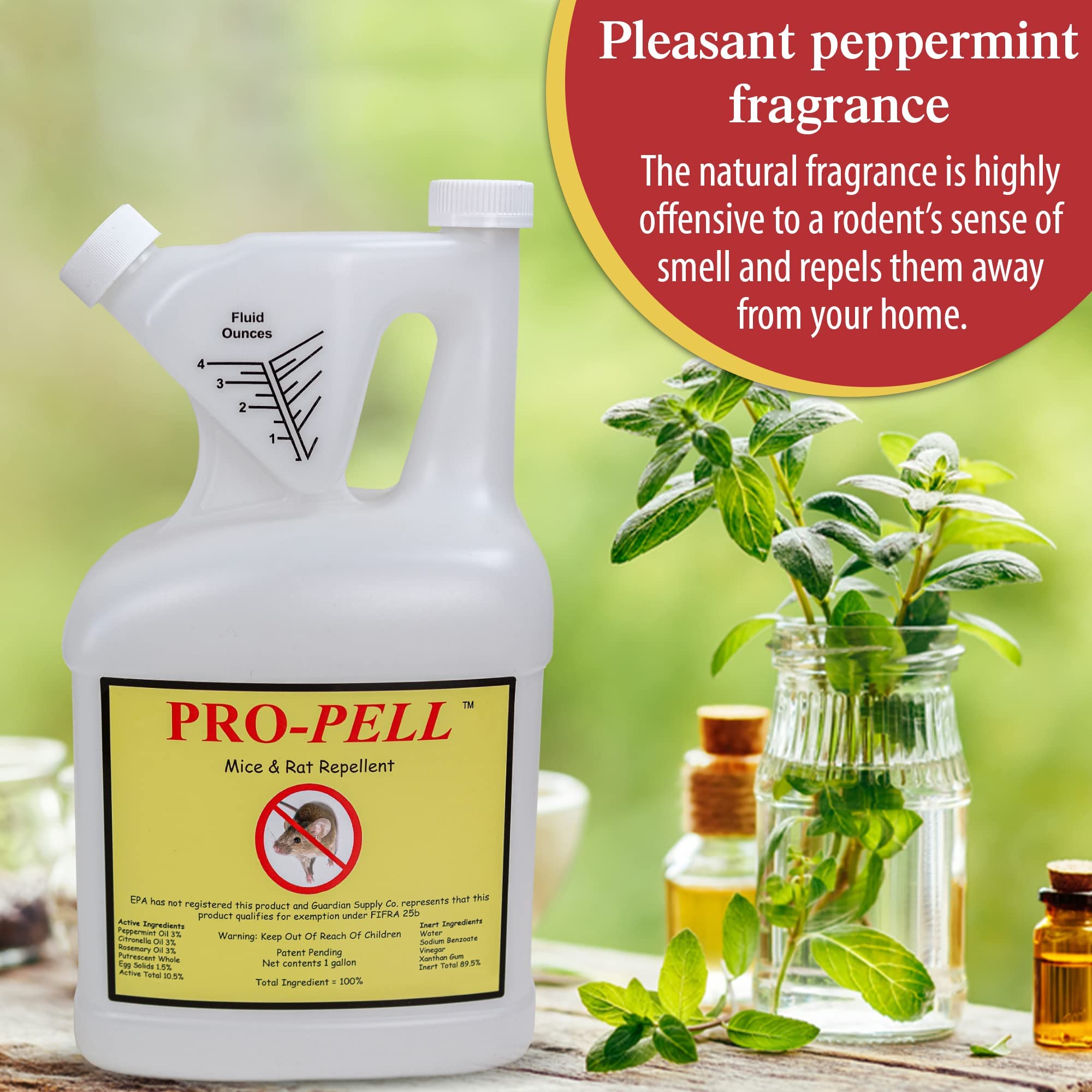 Essential oils based rodent repellent from Pro-PELL
