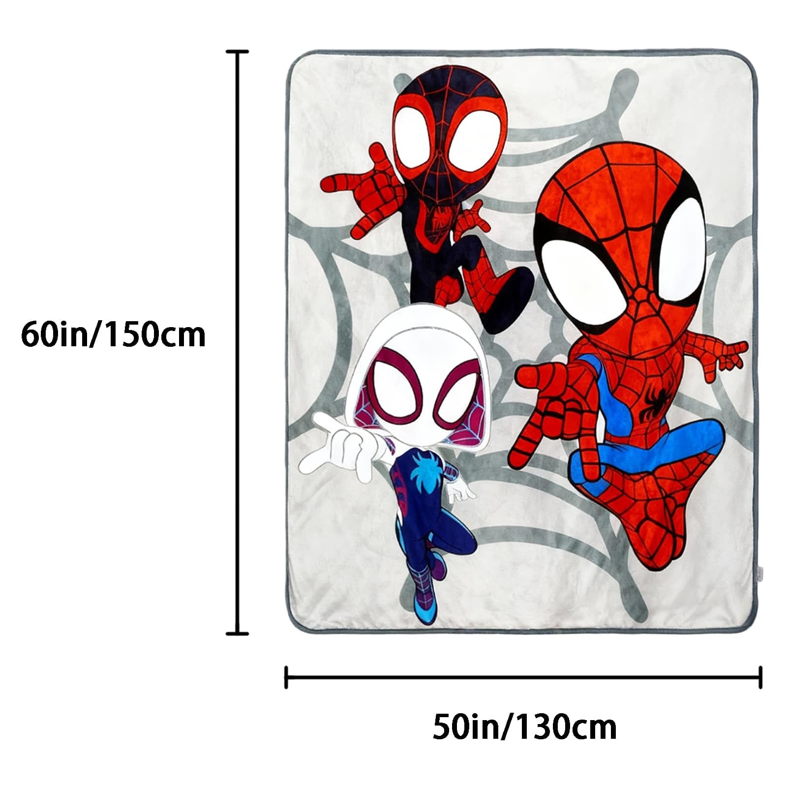 Care instructions for Spider Blanket machine wash cold