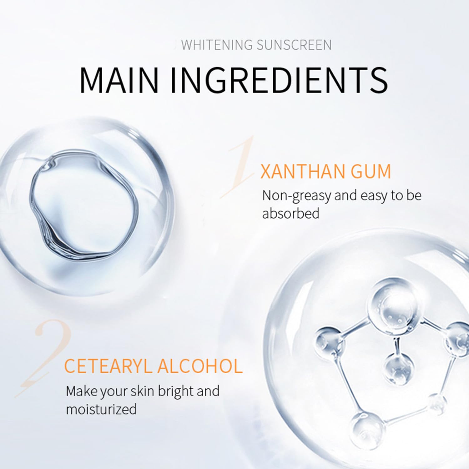 Individual sunscreen packets for hygienic travel application