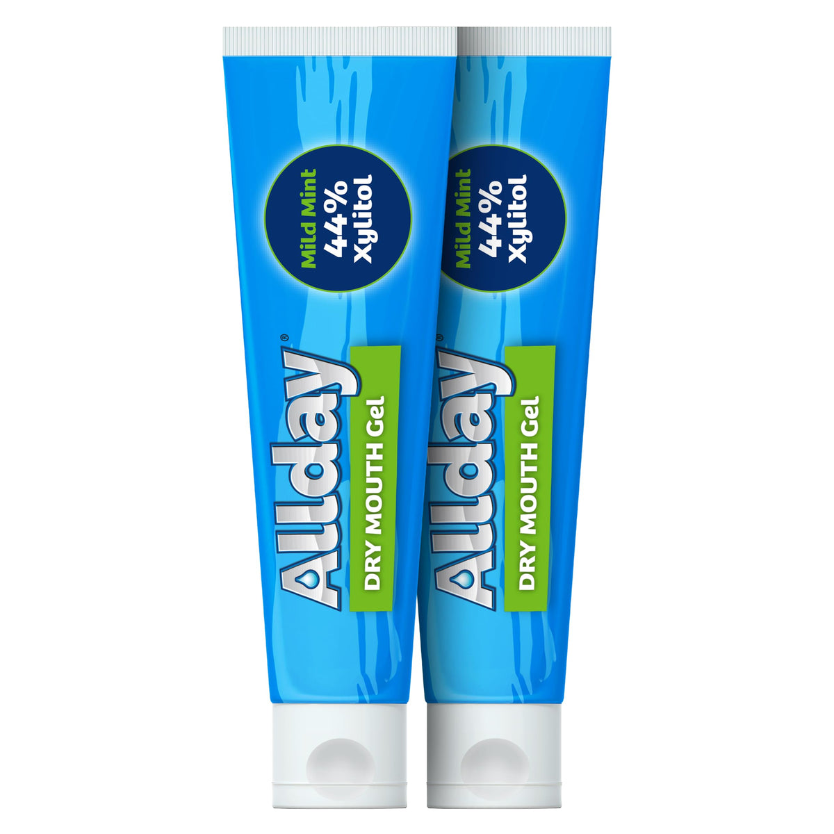 Allday Dry Mouth Treatment Gel box with two tubes inside