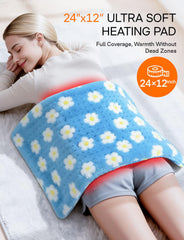ALLJOY heating pad 12x24 size for back neck shoulders