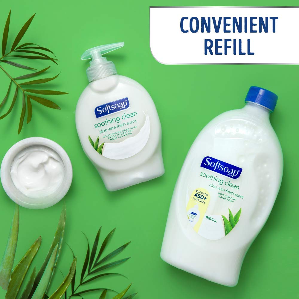32 oz Softsoap hand soap refill bottle product packaging