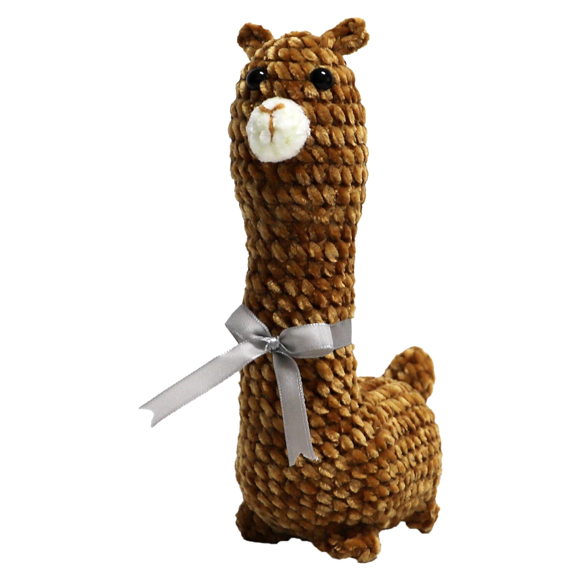Alpaca plush reinforced stitching for durability
