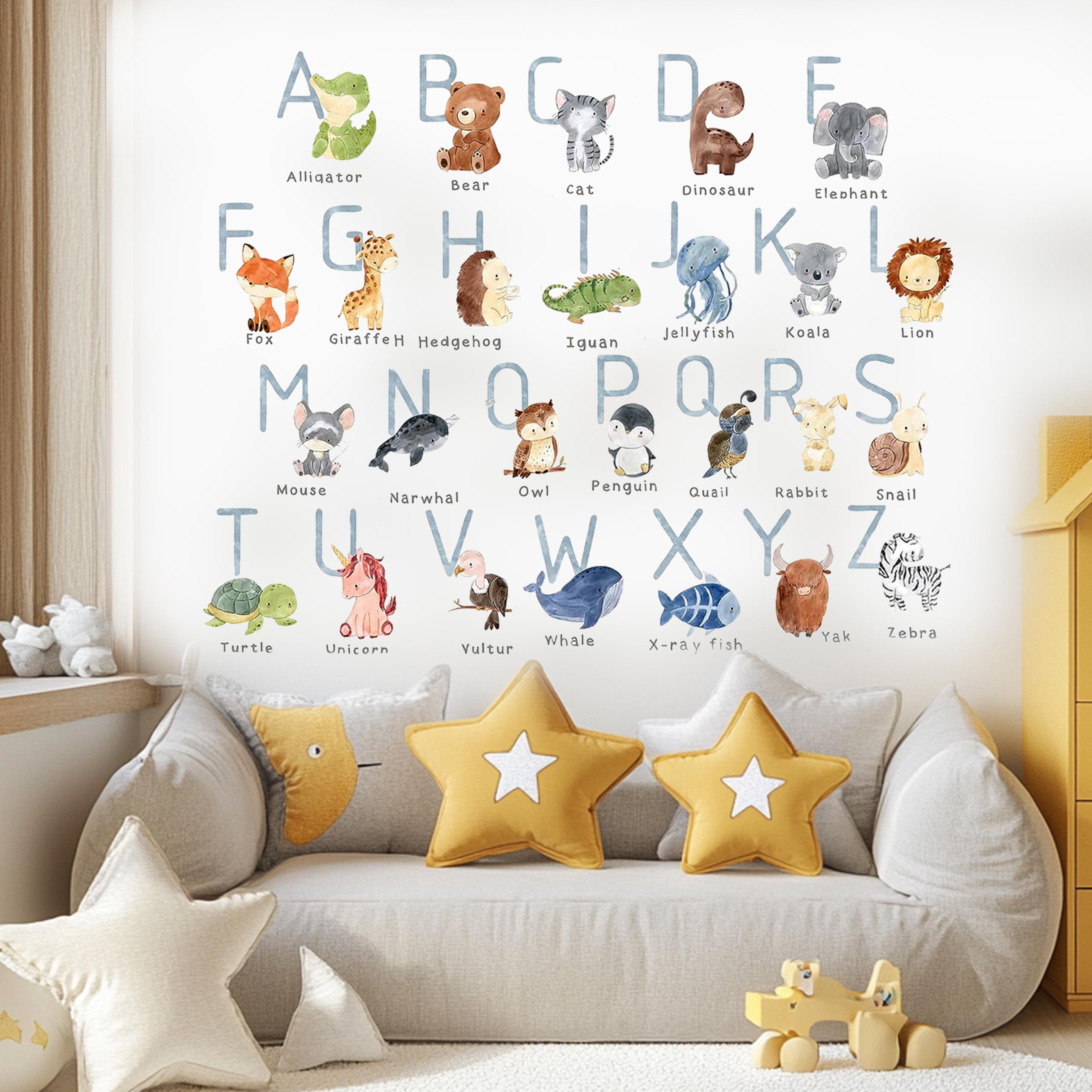 Alphabet letters 26 set for DIY wall design