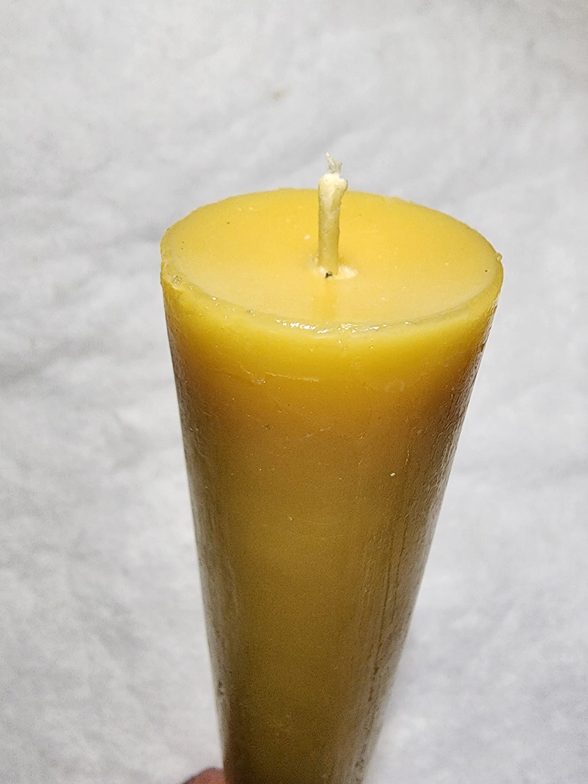 Altar candle handmade in Michigan USA with cotton wick