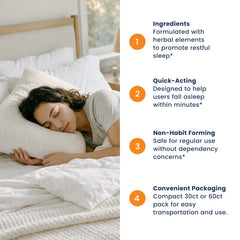Alteril Sleep Aid dosage instructions on bottle